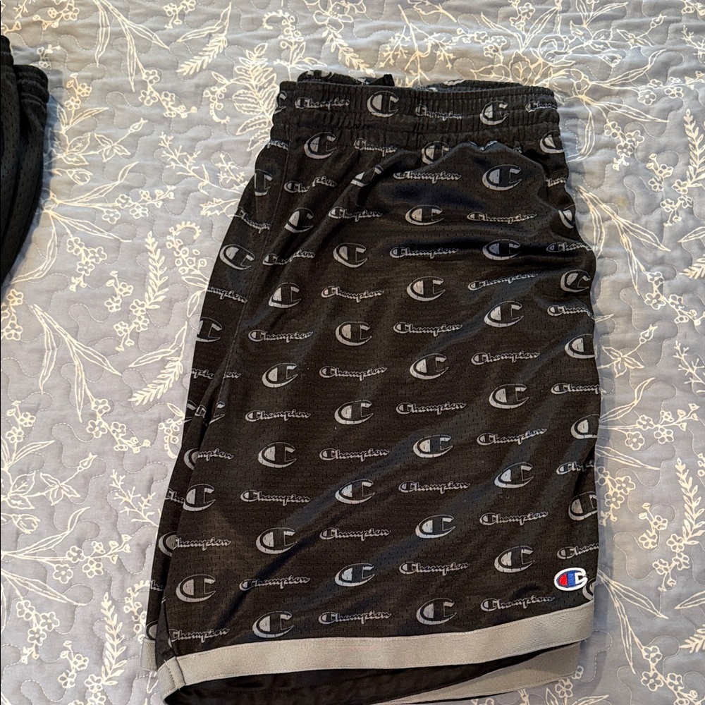 Champion Black Athletic Shorts